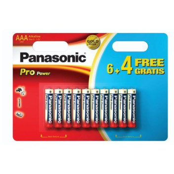 Panasonic AAA Battery LR6 (6 + 4 Free)