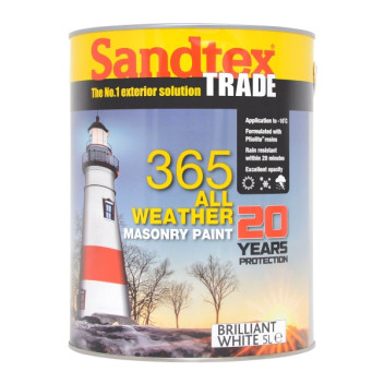 Sandtex Trade All Weather 365  White 5L