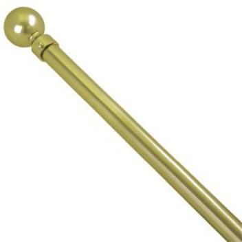 De Vielle Classic Curtain Pole 1.2 - 2.1M Antique Brass