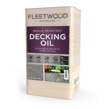 Fleetwood Decking Oil 5L Garden Grey