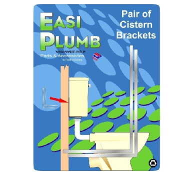 Easi Plumb Cistern Brackets - Pair