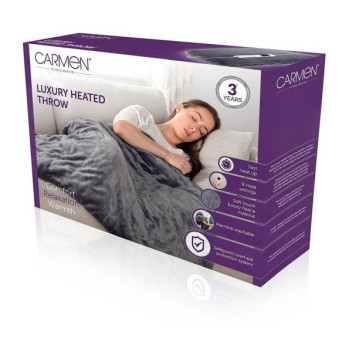 Carmen Luxury Electric Heated Throw And Overblanket