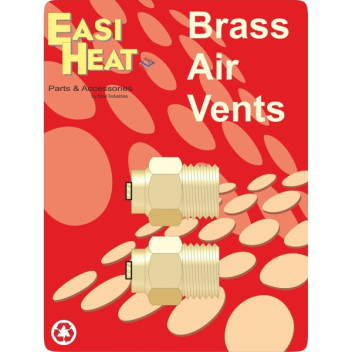 Easi Plumb Brass Air Vent 1/2\" (2)