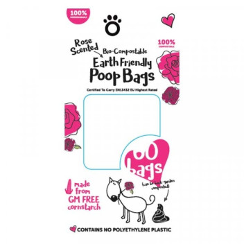 Bio-Compostable Poop Bags - 60 Pack 4 Rolls