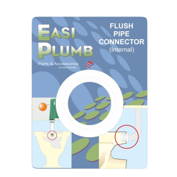 Easi Plumb Clear Plastic Flush Pipe Connector