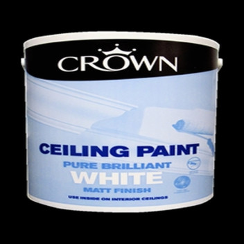 Crown Ceiling Paint White 5L