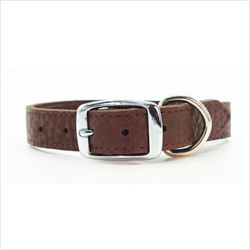 Walkabout Tan Luxe-Leather Collar - S