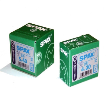 Spax Silver Cboard Screw Pozi 4 X 30mm (200)