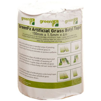 GreenFx Artificial Grass Butyl Tape 4M x 150mm x 1.5mm
