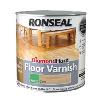 Ronseal Quick Dry Diamond Hard Clear Matt Varnish 2.5L