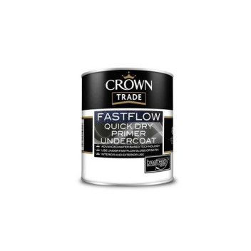 Crown Trade Quick Dry Fastflow Undercoat 1L White