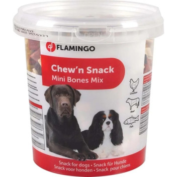 Chew N Snack Mini Bones Mix 500Gr
