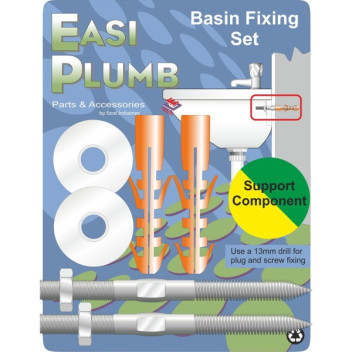 Easi Plumb S/S Basin Fixings  - Pack