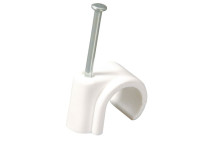 PVC Nail Pipe Clip 15mm - Each