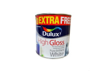 Dulux High Gloss Pure Brilliant White 750ml + 33% Free
