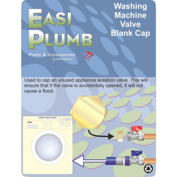 Easi Plumb Washing Machine Valve Blank Cap