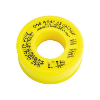 Gas Ptfe Tape - Yellow