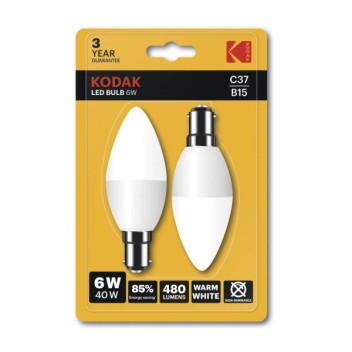 Kodak Led Candle Bulb 6W SES (2)